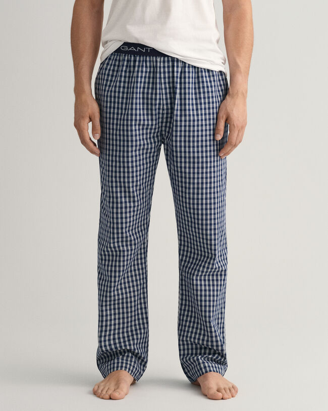 Micro Check Pajama Pants