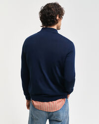 Extra Fine Merino Wool Polo Sweater