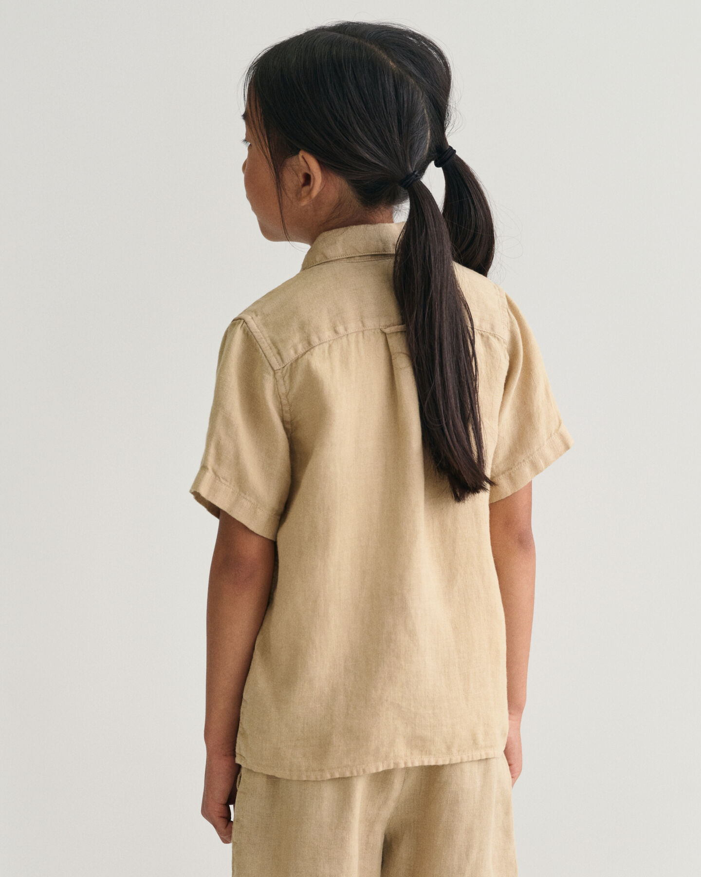 Kids Linen Short Sleeve Shirt