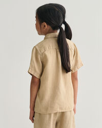 Kids Linen Short Sleeve Shirt
