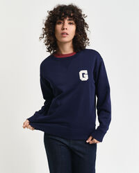 G Badge Crew Neck Sweatshirt
