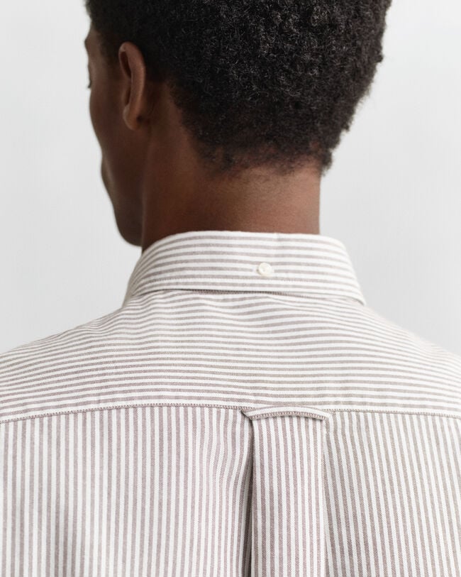 Regular Fit Banker Stripe Classic Oxford Shirt
