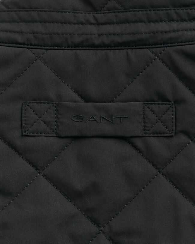 Quilted Windcheater Mid-Length Jacket