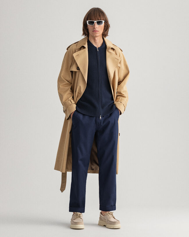 Tapered Cotton Chinos