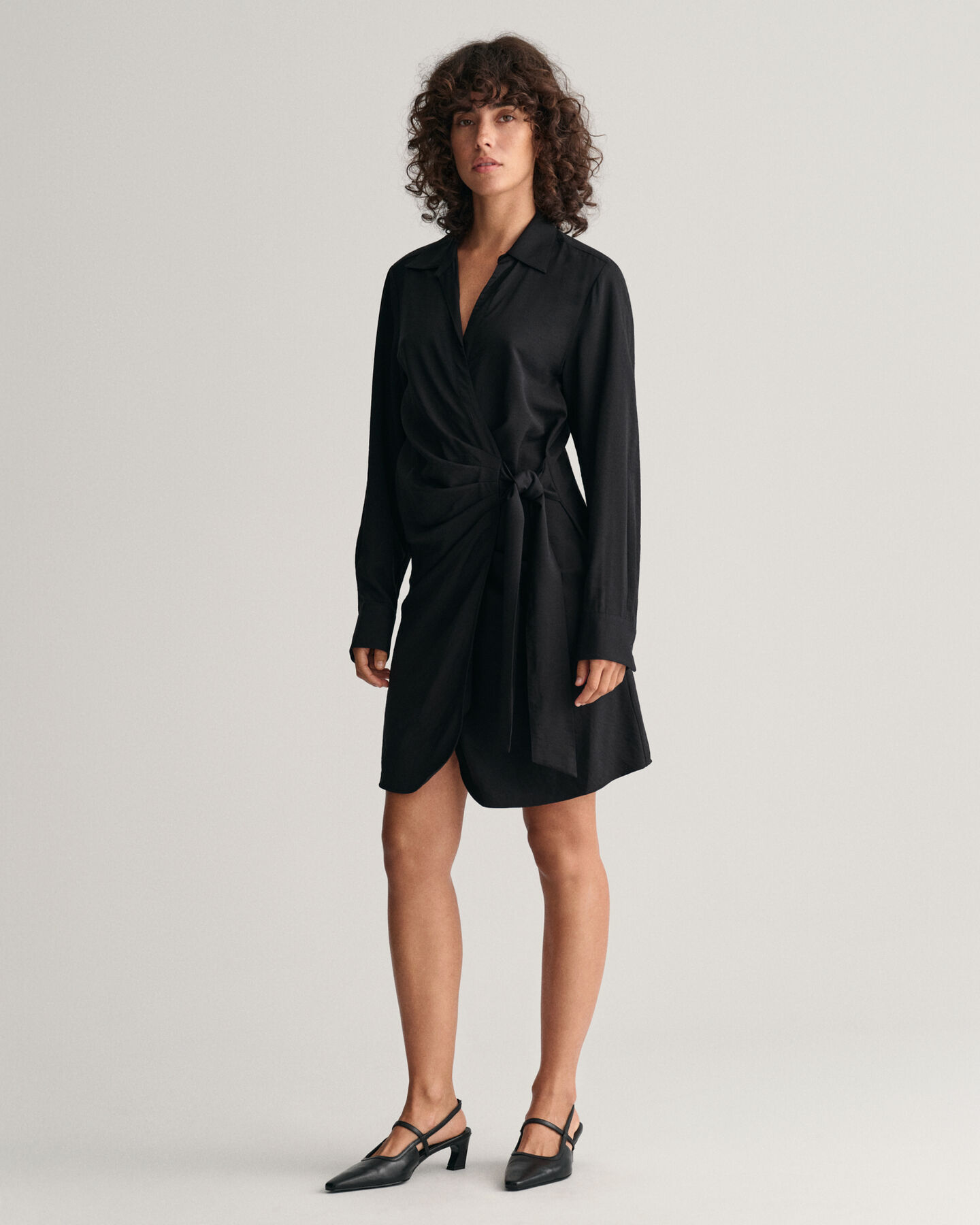Wrap Shirt Dress