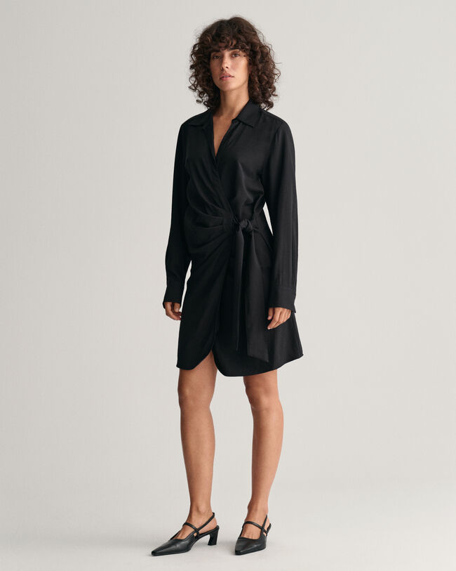 Wrap Shirt Dress