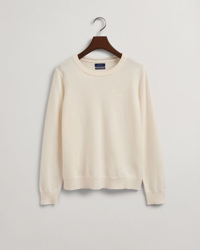 Super Fine Lambswool Crew Neck Sweater