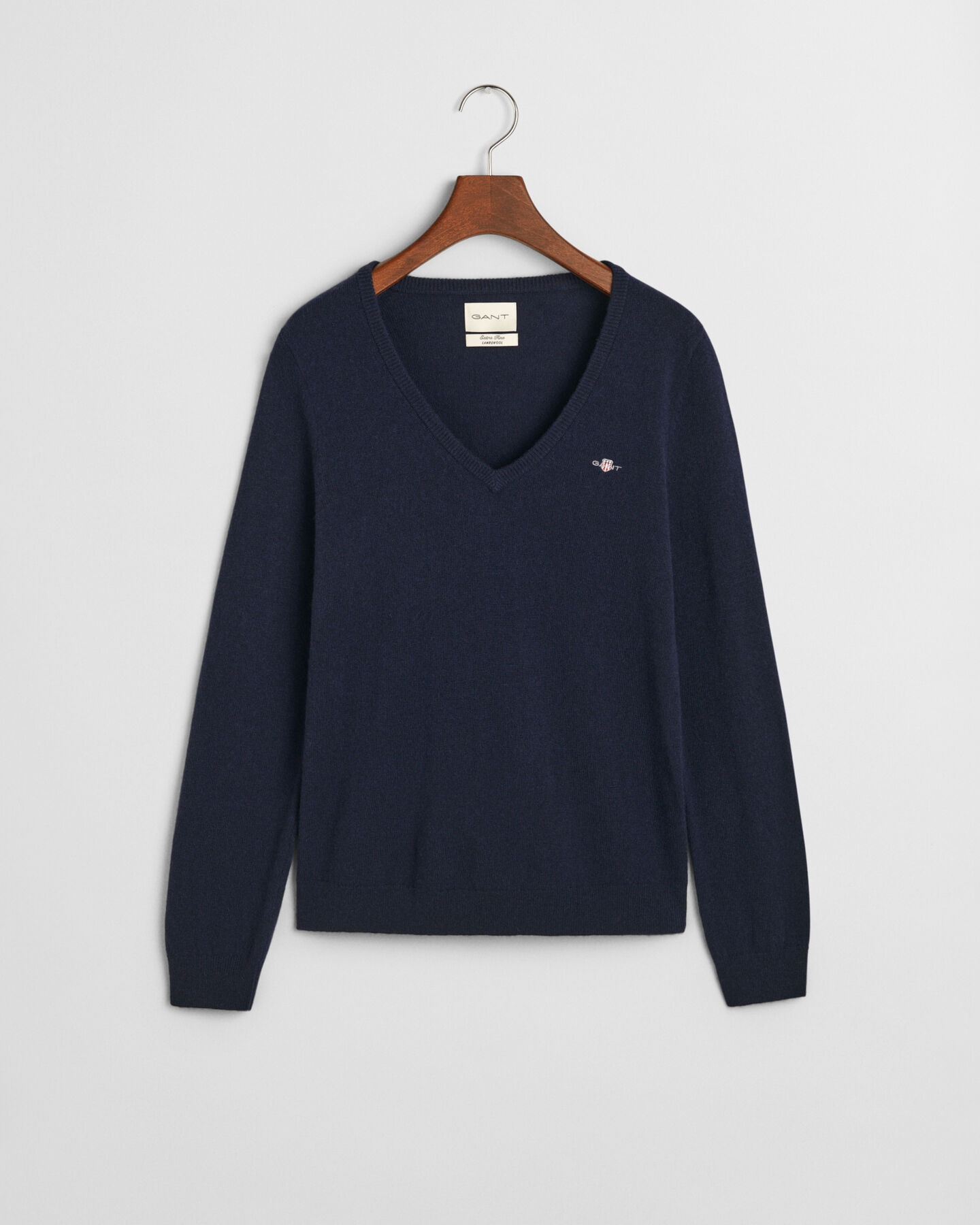 Extra Fine Lambswool V-Neck Sweater