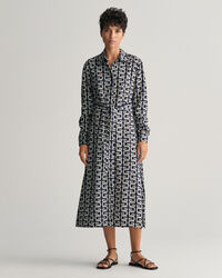 G Patterned Shirt Dress