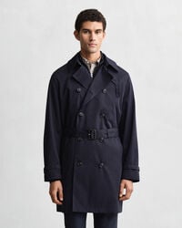 Cotton Blend Trench Coat