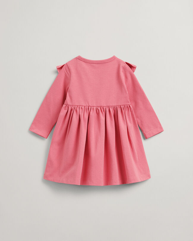 Baby Girl Heart Script Jersey Dress