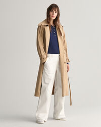 Ribbed Long Sleeve Henley T-Shirt