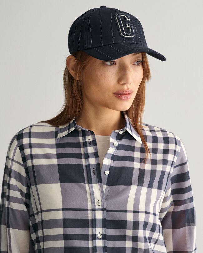 Regular Fit Checked Cotton Silk Shirt