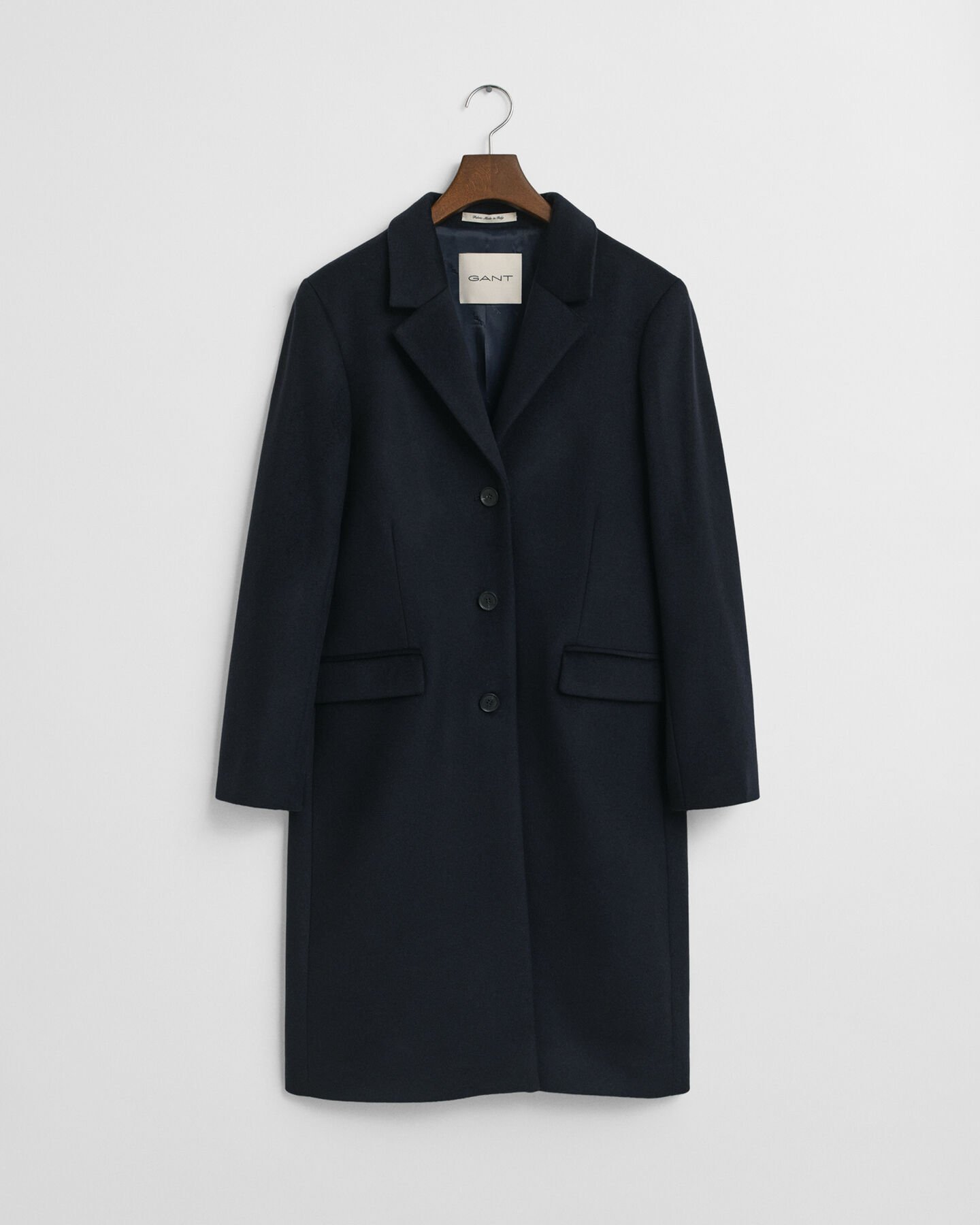 Classic Tailored Wool Blend Coat