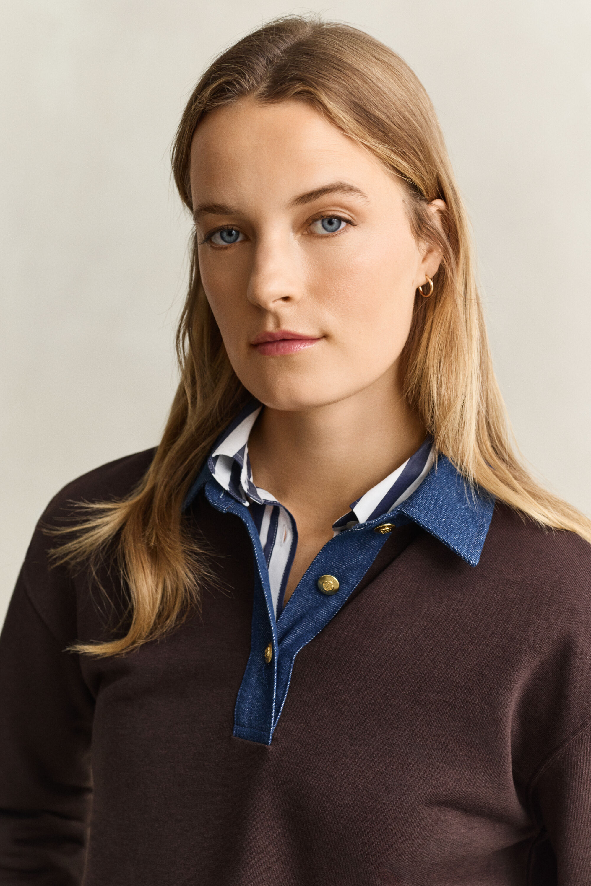 Denim Collared Heavy Rugger