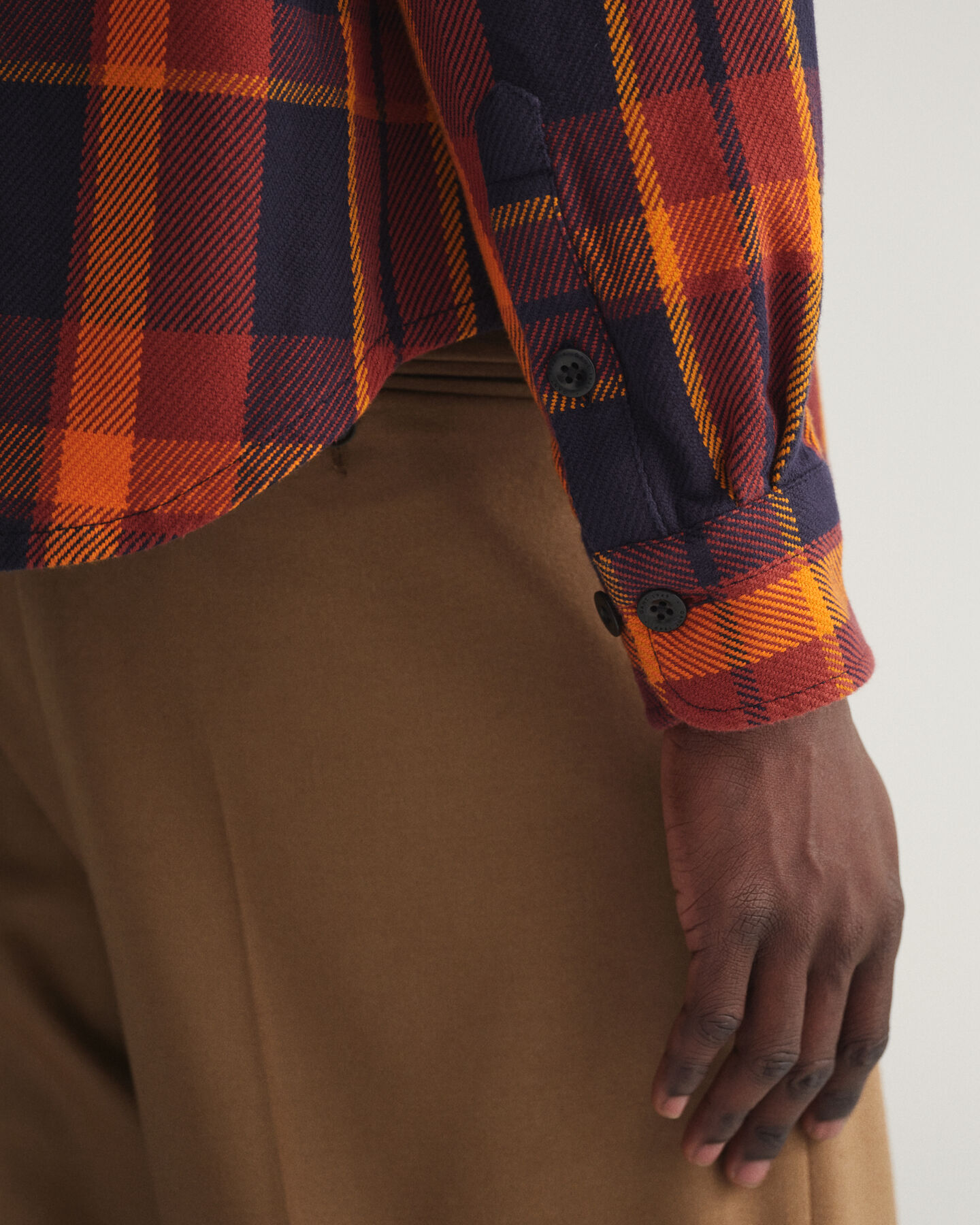 Heavy Twill Check Overshirt