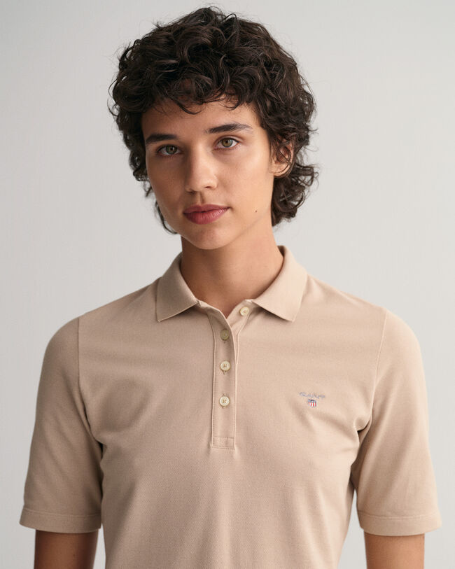 Original Mid Sleeve Piqu&eacute; Polo Shirt