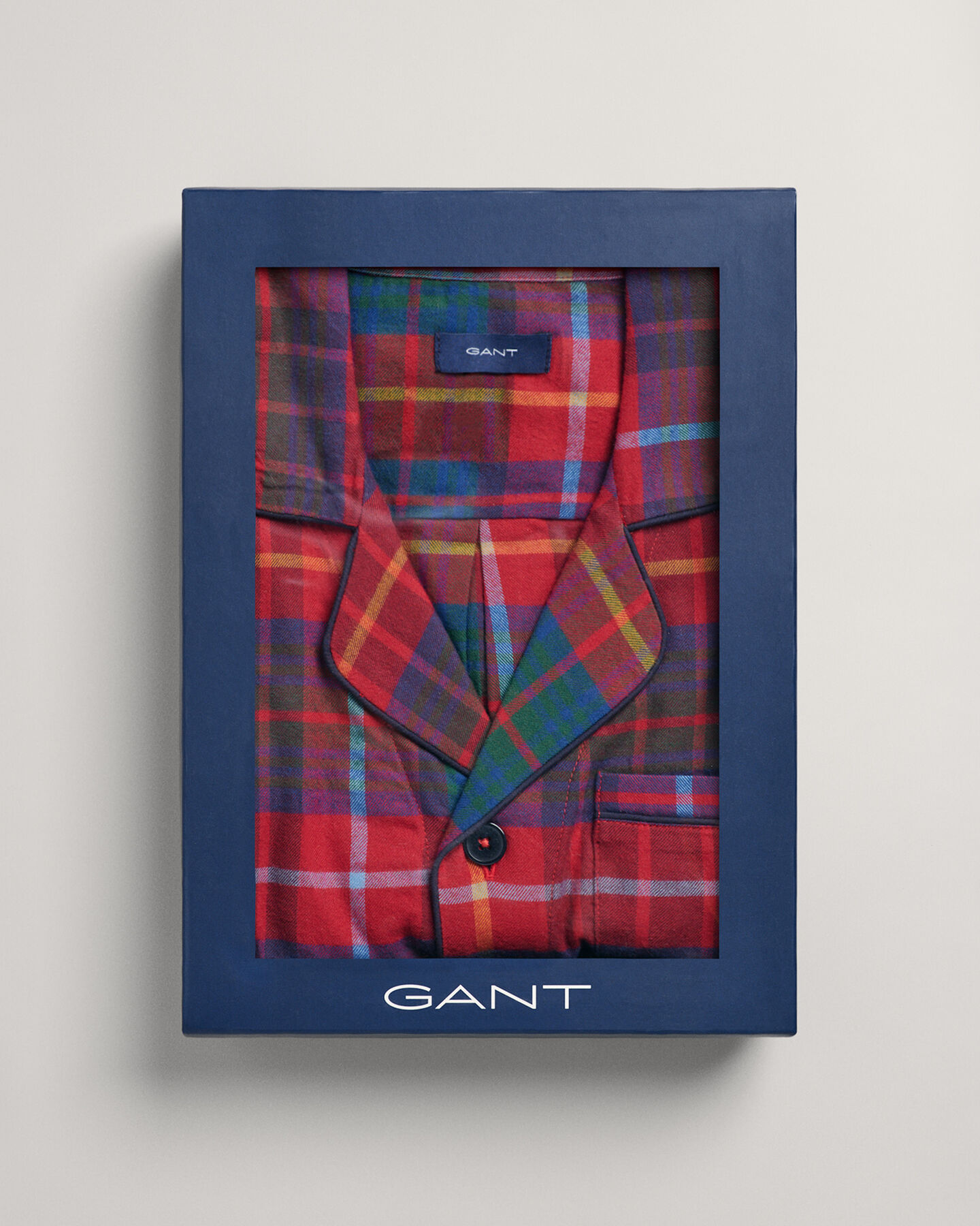 Flannel Pajama Set With Shirt Gift Box