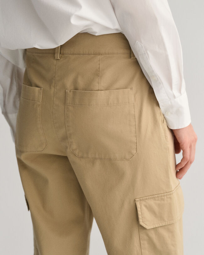 Slim Fit Chino Cargo Pants
