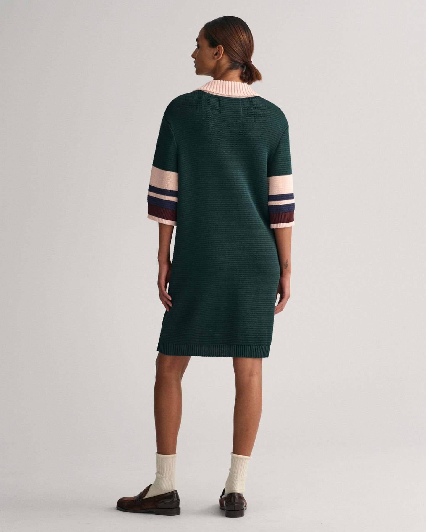Polo Knit Mini Dress