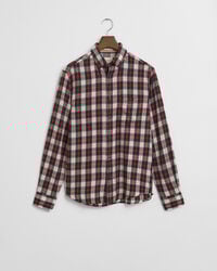 Regular Fit Checked Windblown Flannel Shirt