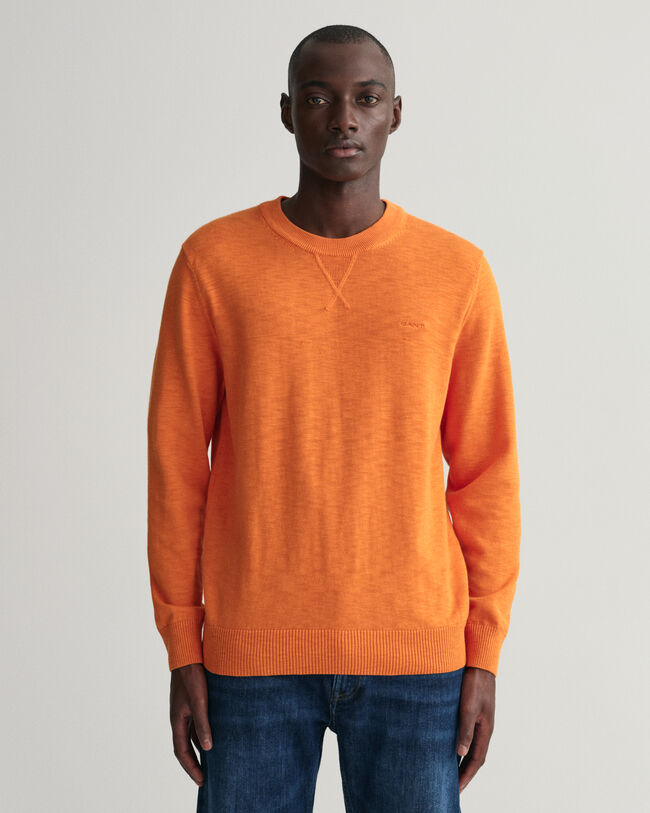 Cotton Flamme Crew Neck Sweater