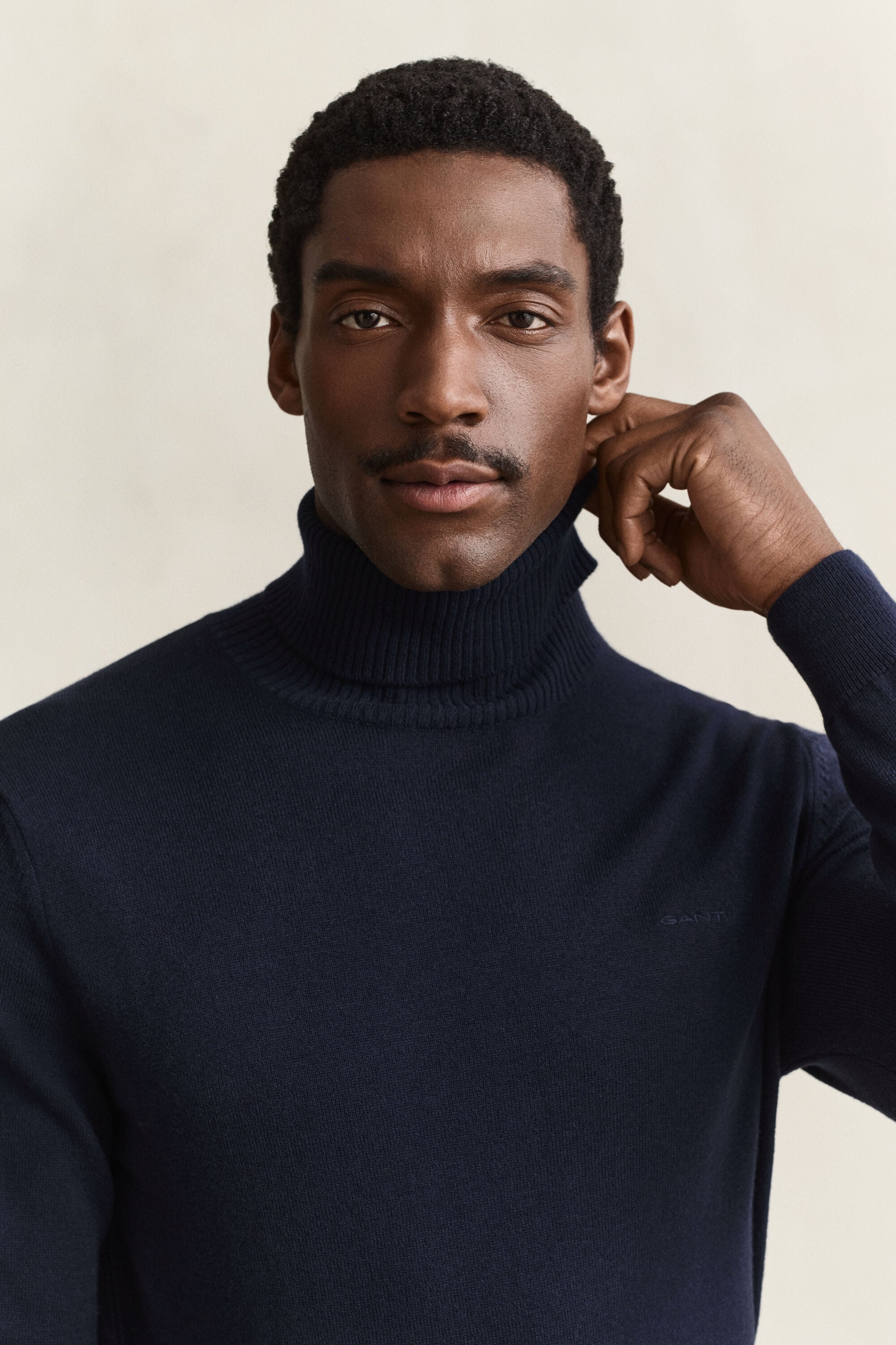 Cotton Wool Turtleneck Sweater