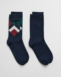 2-Pack Argyle Socks Gift Box
