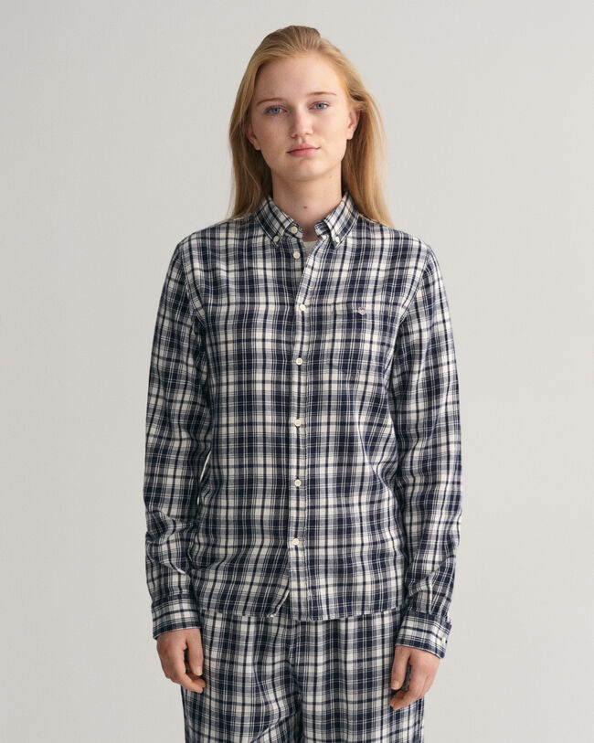 Teen Boys Regular Fit Checked Flannel Shirt