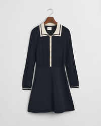 Contrast Ribbed Knitted Dress