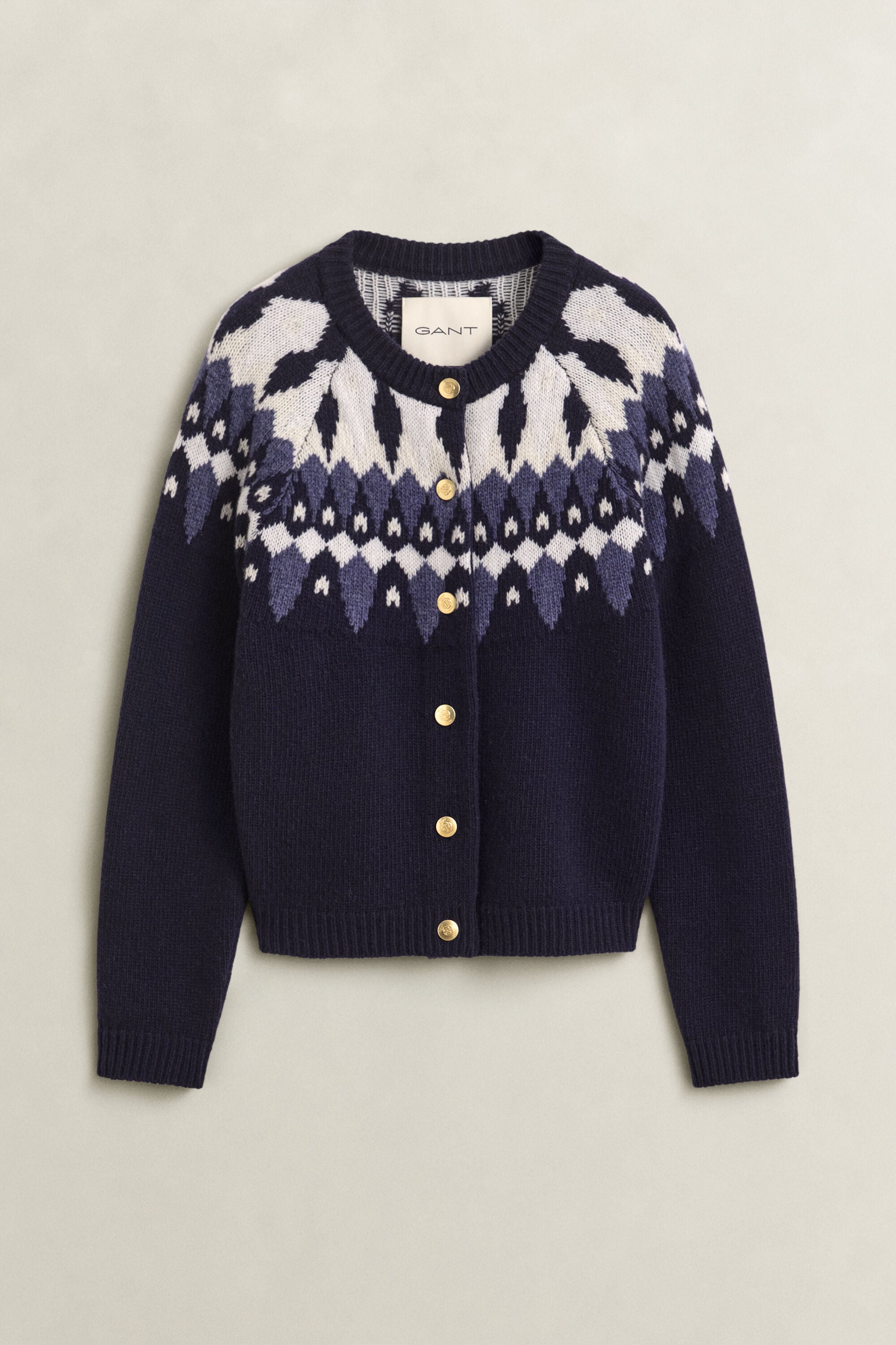 Fair Isle Wool Cardigan