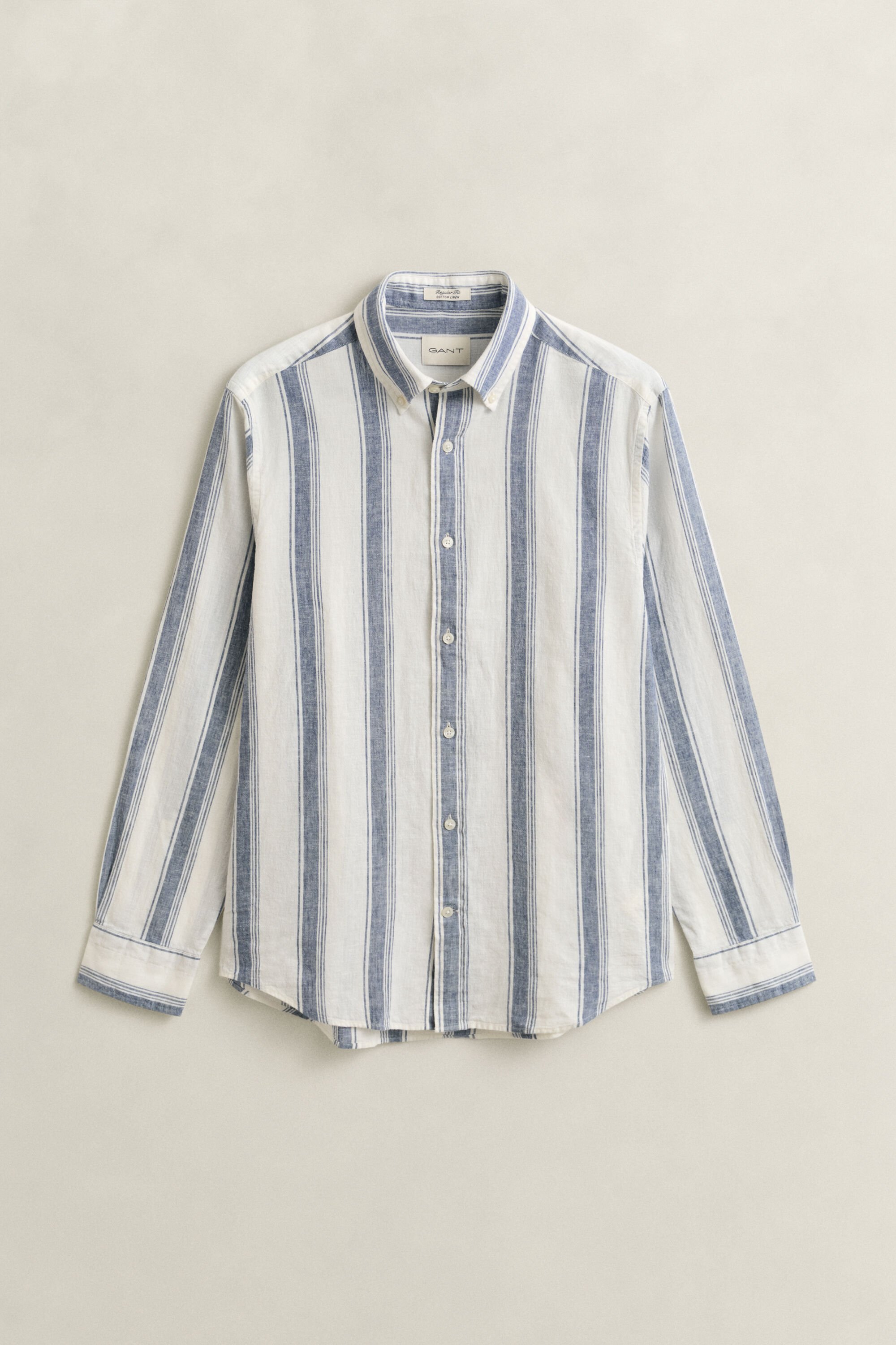 Striped Linen Blend Shirt