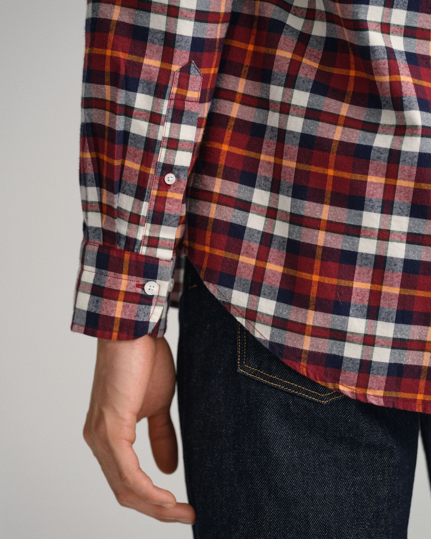 Regular Fit Brushed Oxford Tartan Shirt