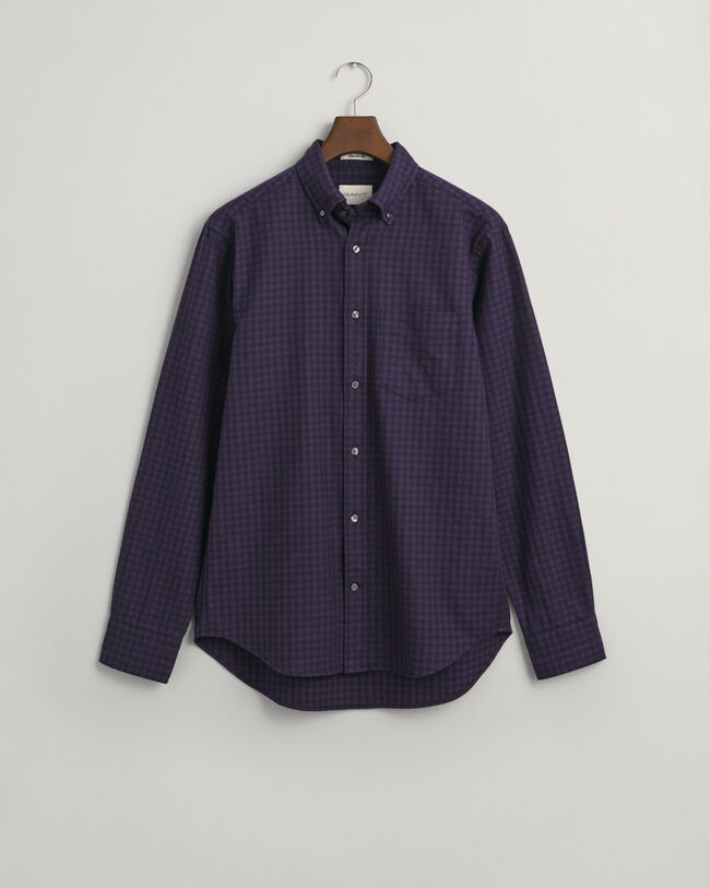 Regular Fit Jasp&eacute; Yarn Gingham Shirt
