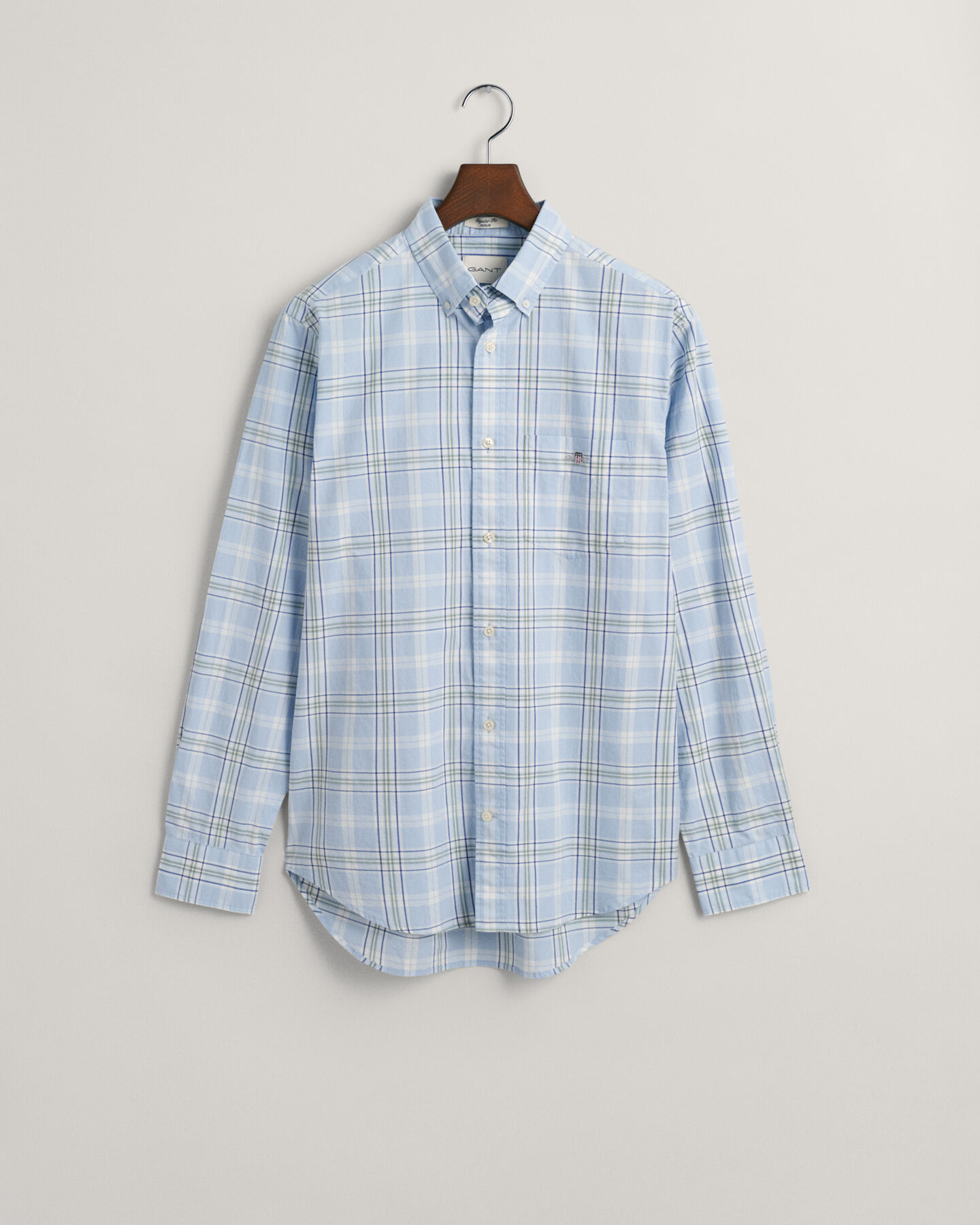 Regular Fit Checked Poplin Shirt