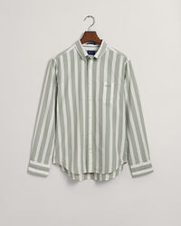 Regular Fit Wide Striped Broadcloth Shirt
