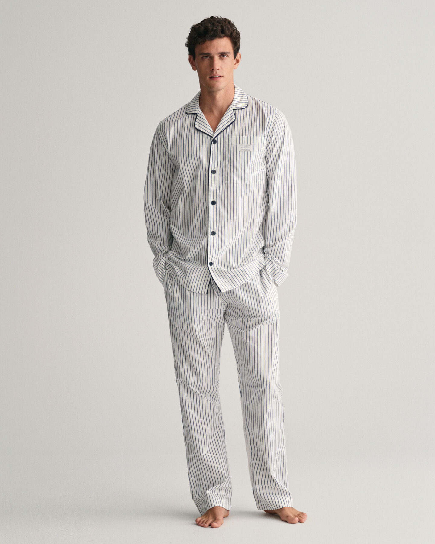 Striped Pajama Pants & Shirt Gift Box