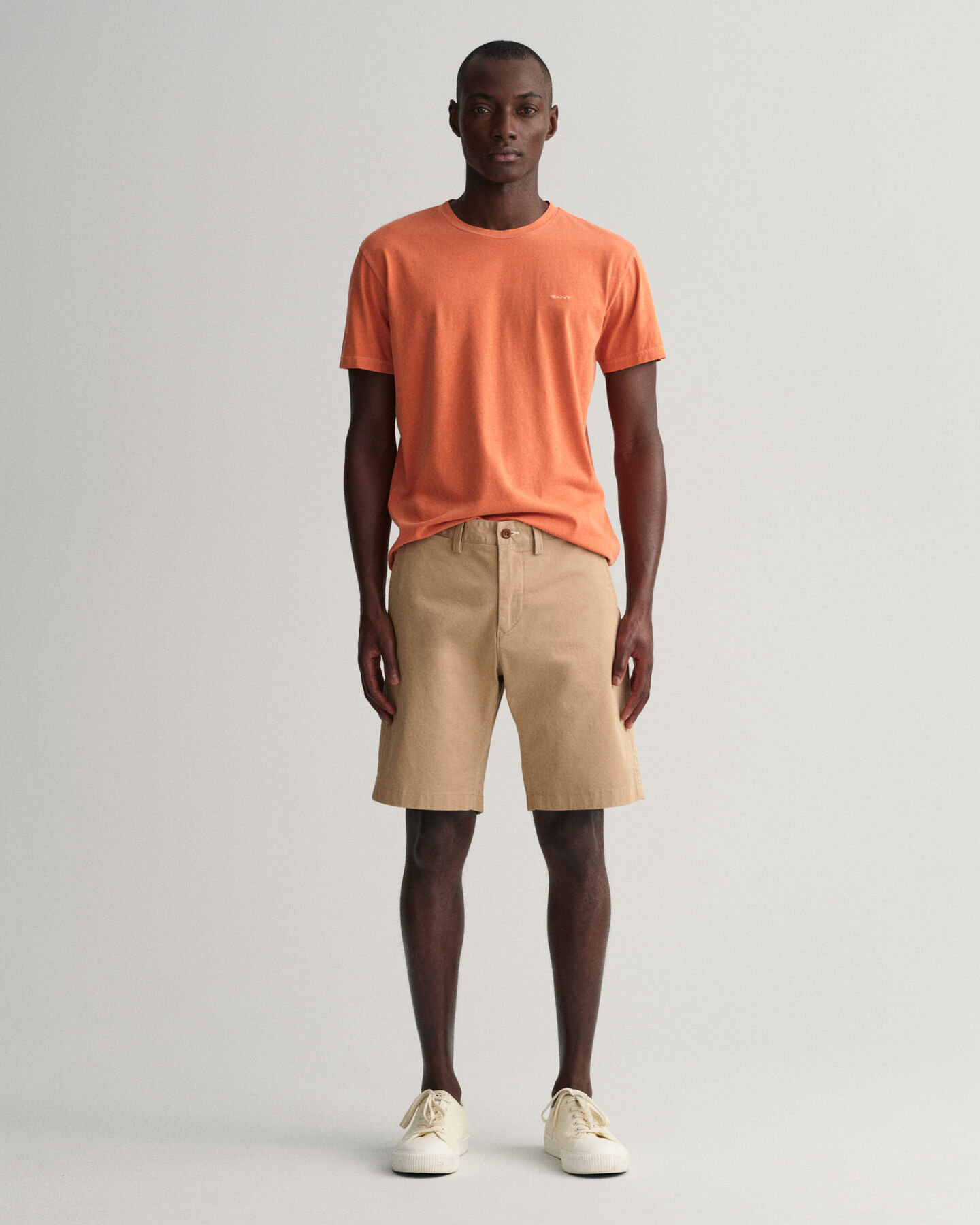 Hallden Slim Fit Twill Shorts
