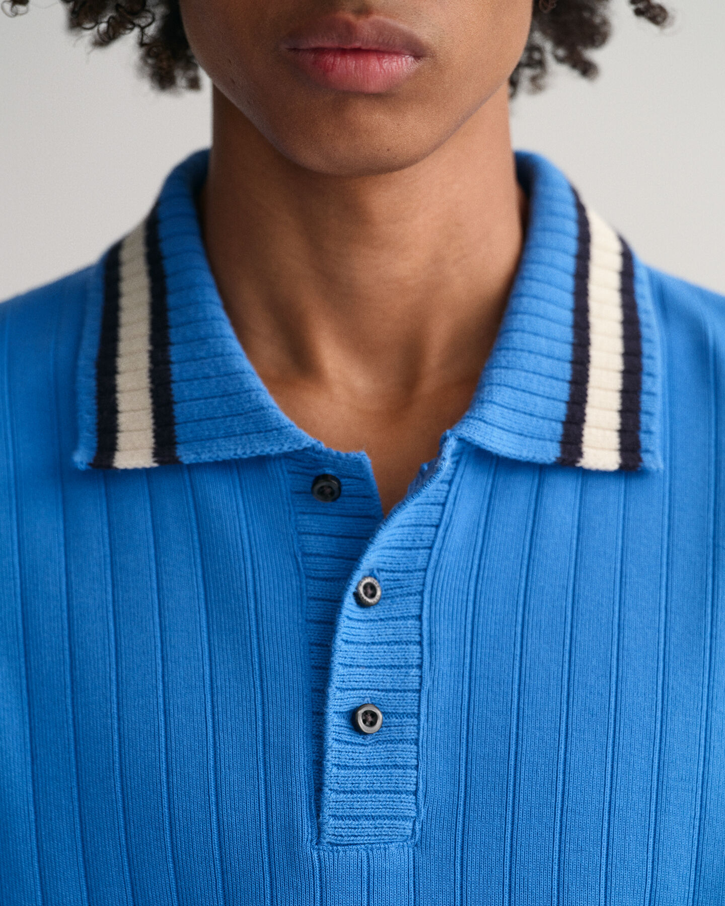 Drop-Needle Piqué Polo Shirt