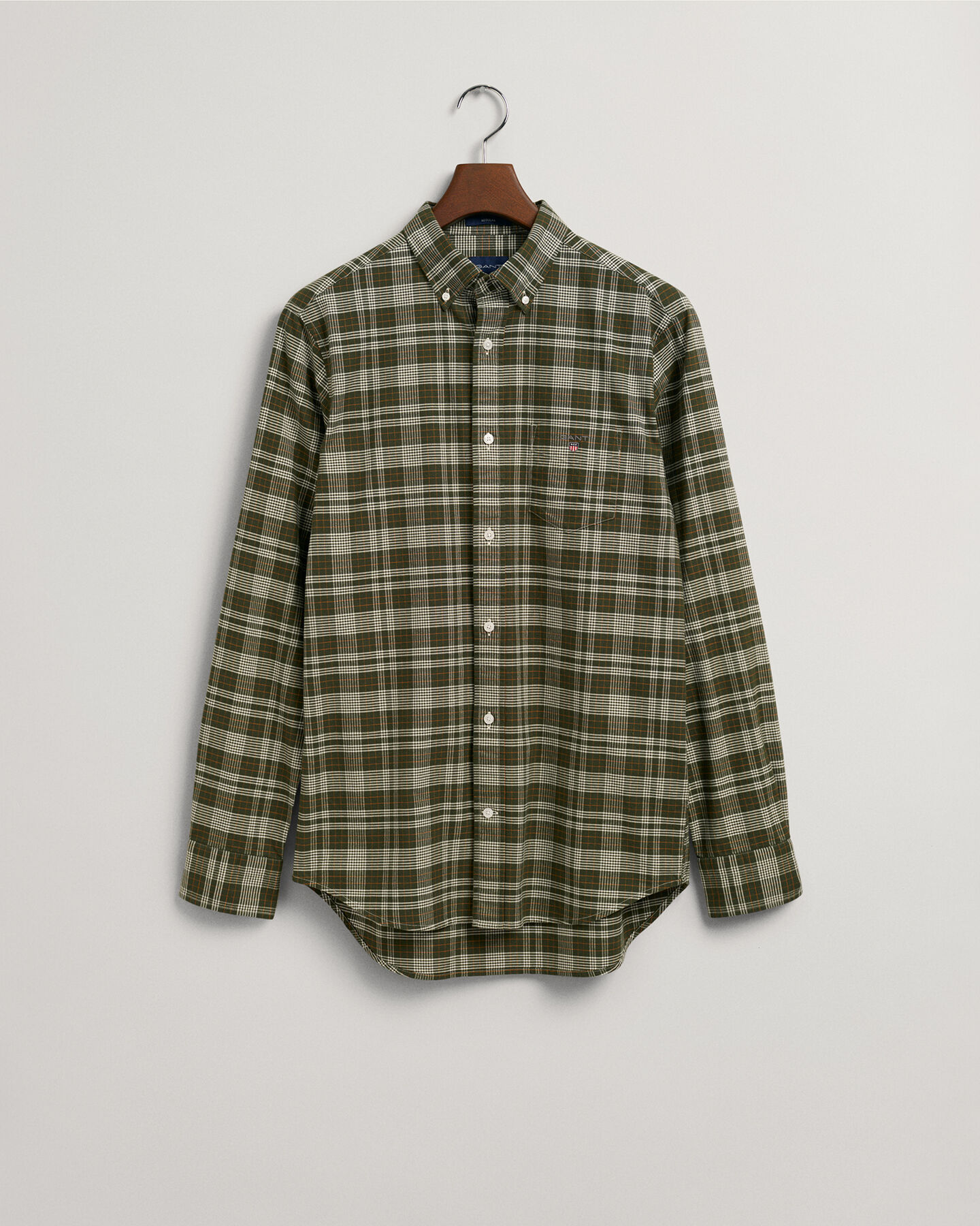 Regular Fit Oxford Check Shirt