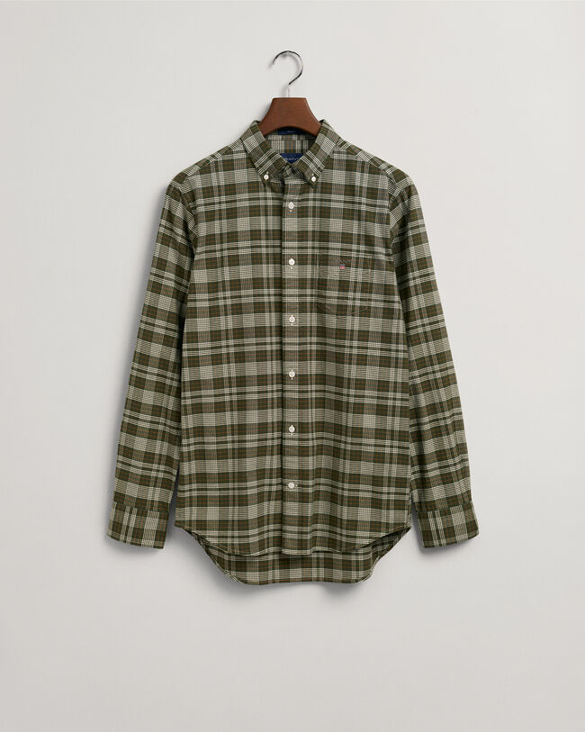 Regular Fit Oxford Check Shirt