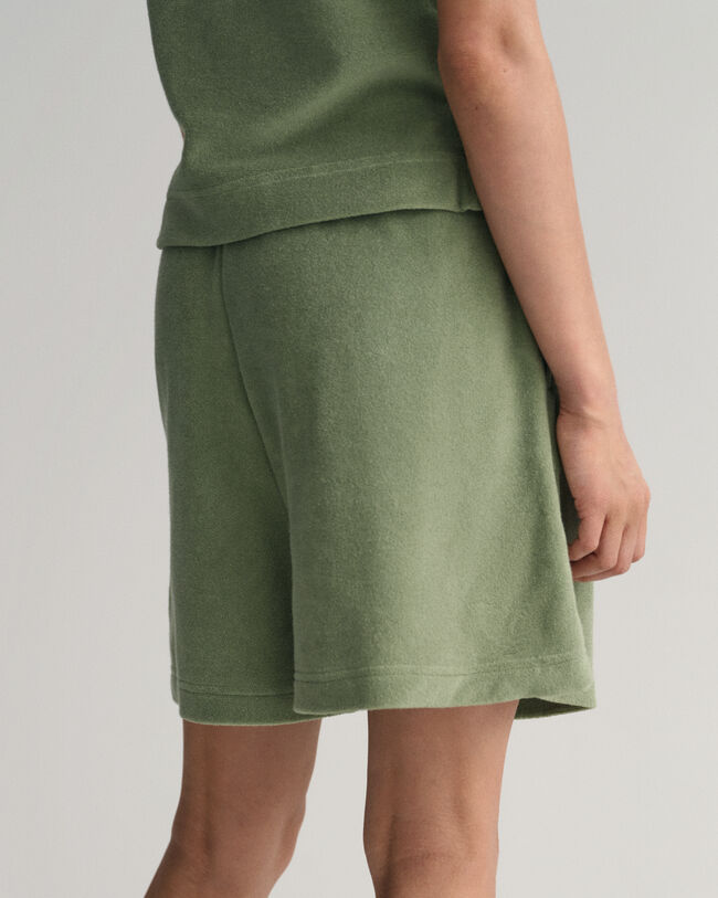 Teen Girls High-Waisted Terry Cloth Shorts