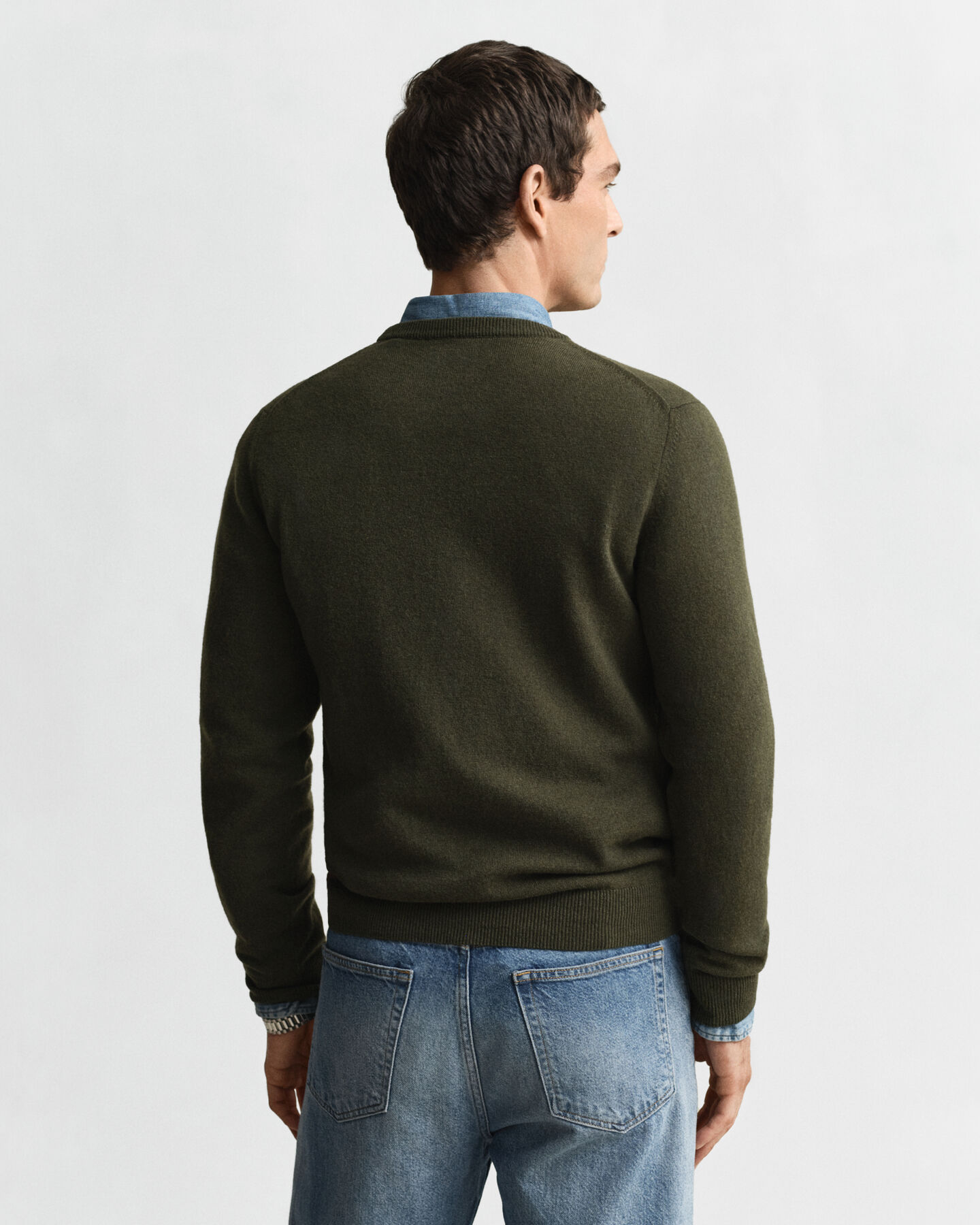 Superfine Lambswool Crew Neck Sweater