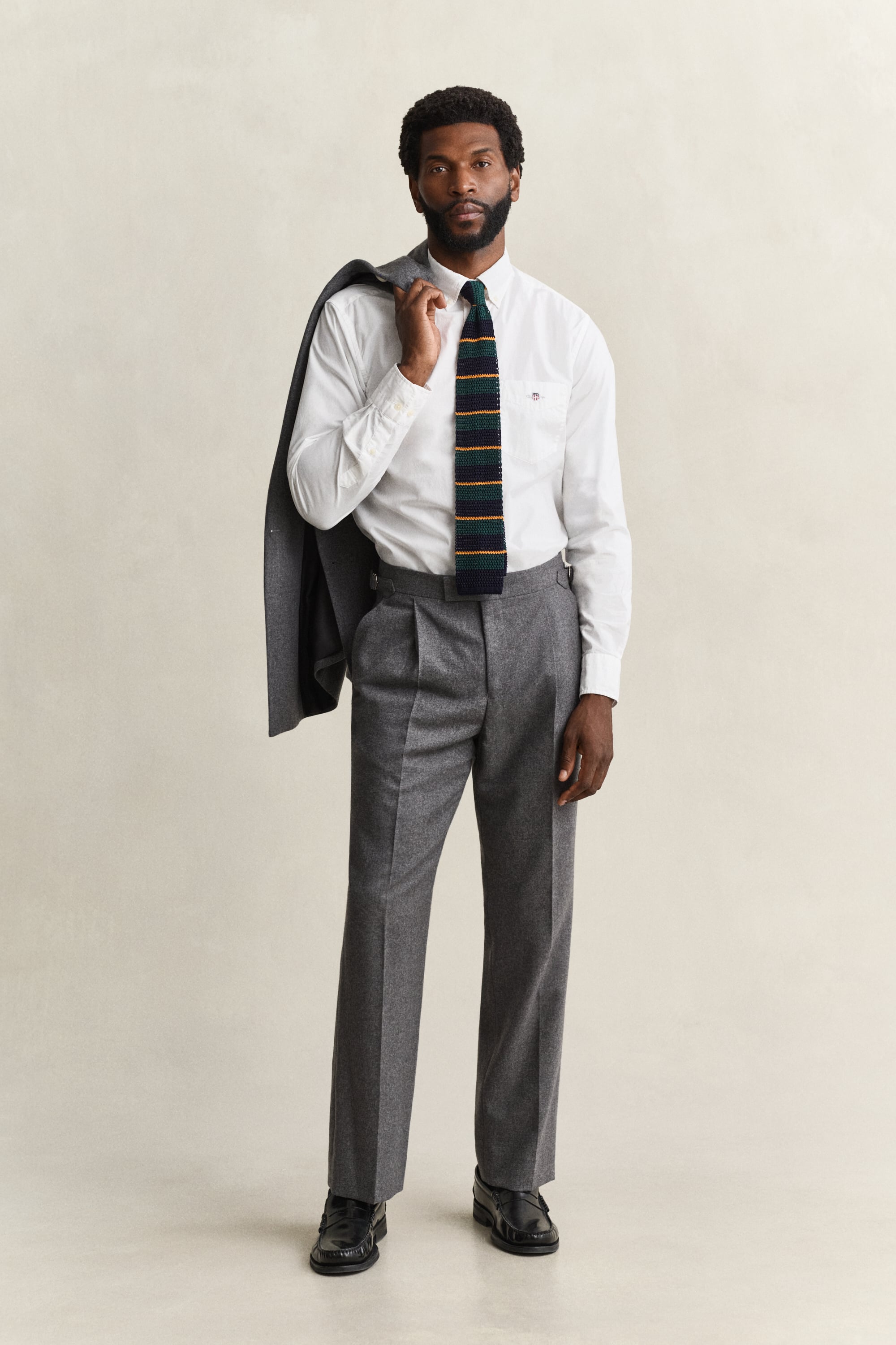 Cashmere Suit Pants DUSKY ANTHRACITE