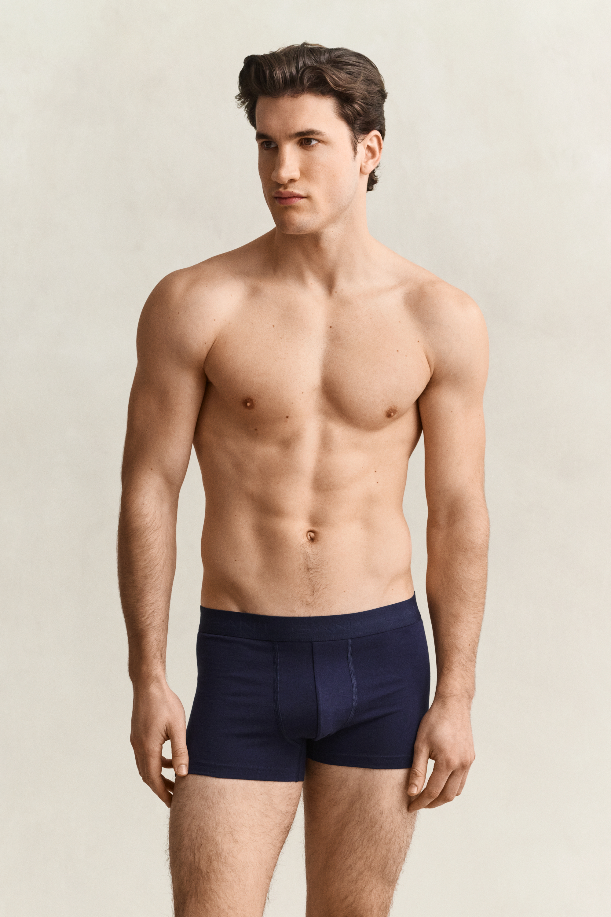 Gant Men's Navy 3-Pack Tonal Trunks (Xl) Marine