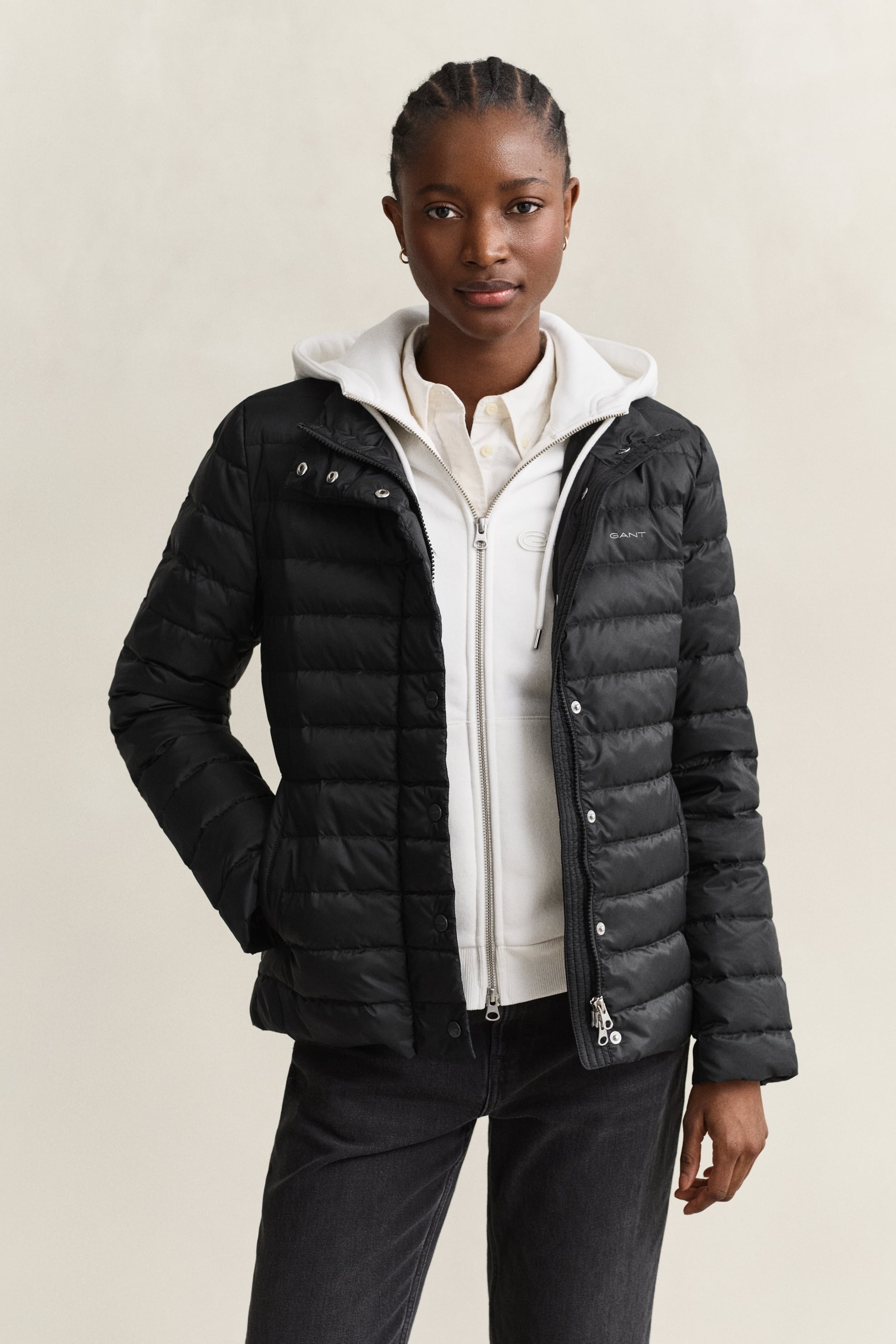Gant Women's Black Light Down Jacket (L)