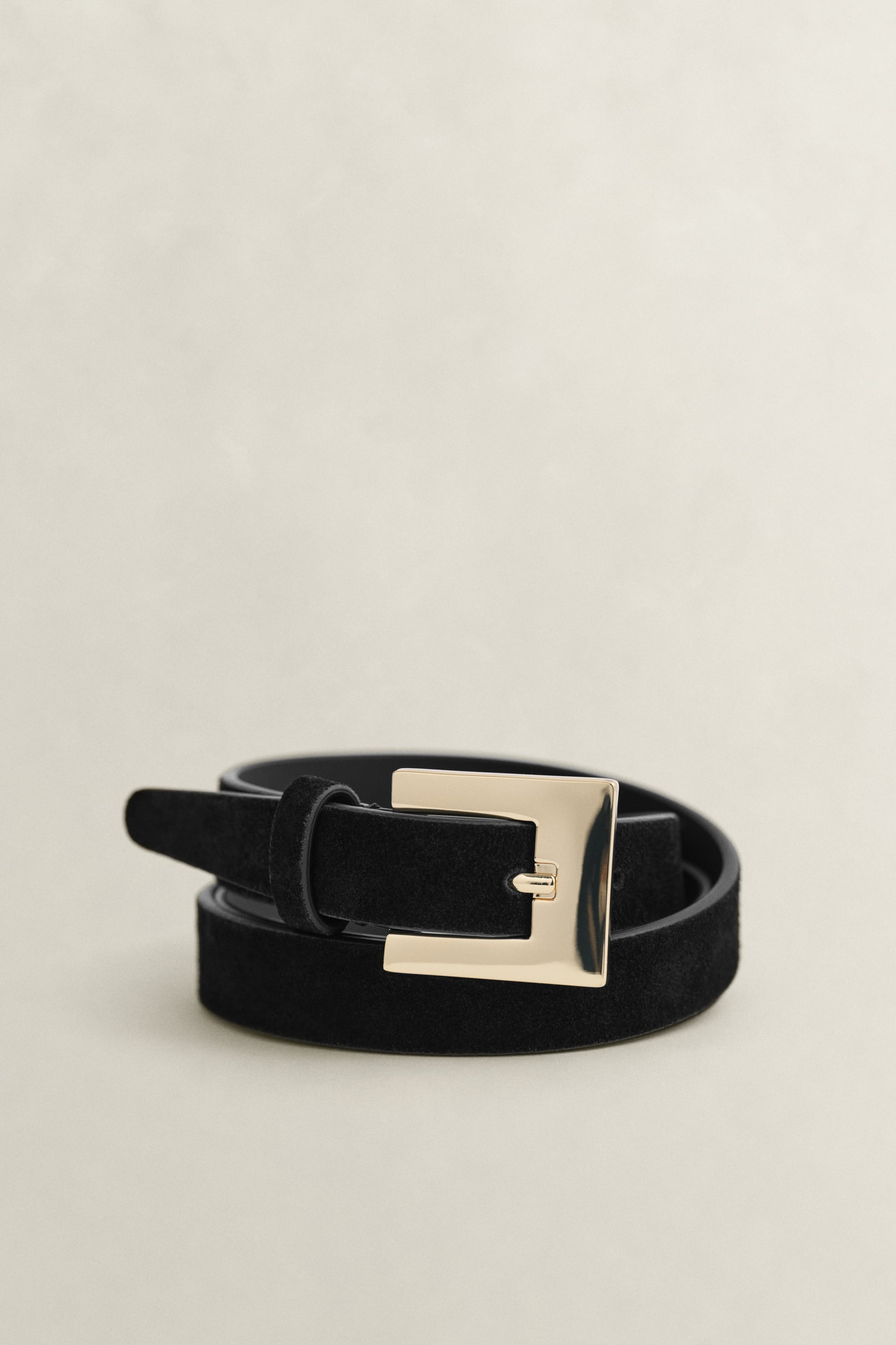 Gant Women's Black Suede Belt (95/38)