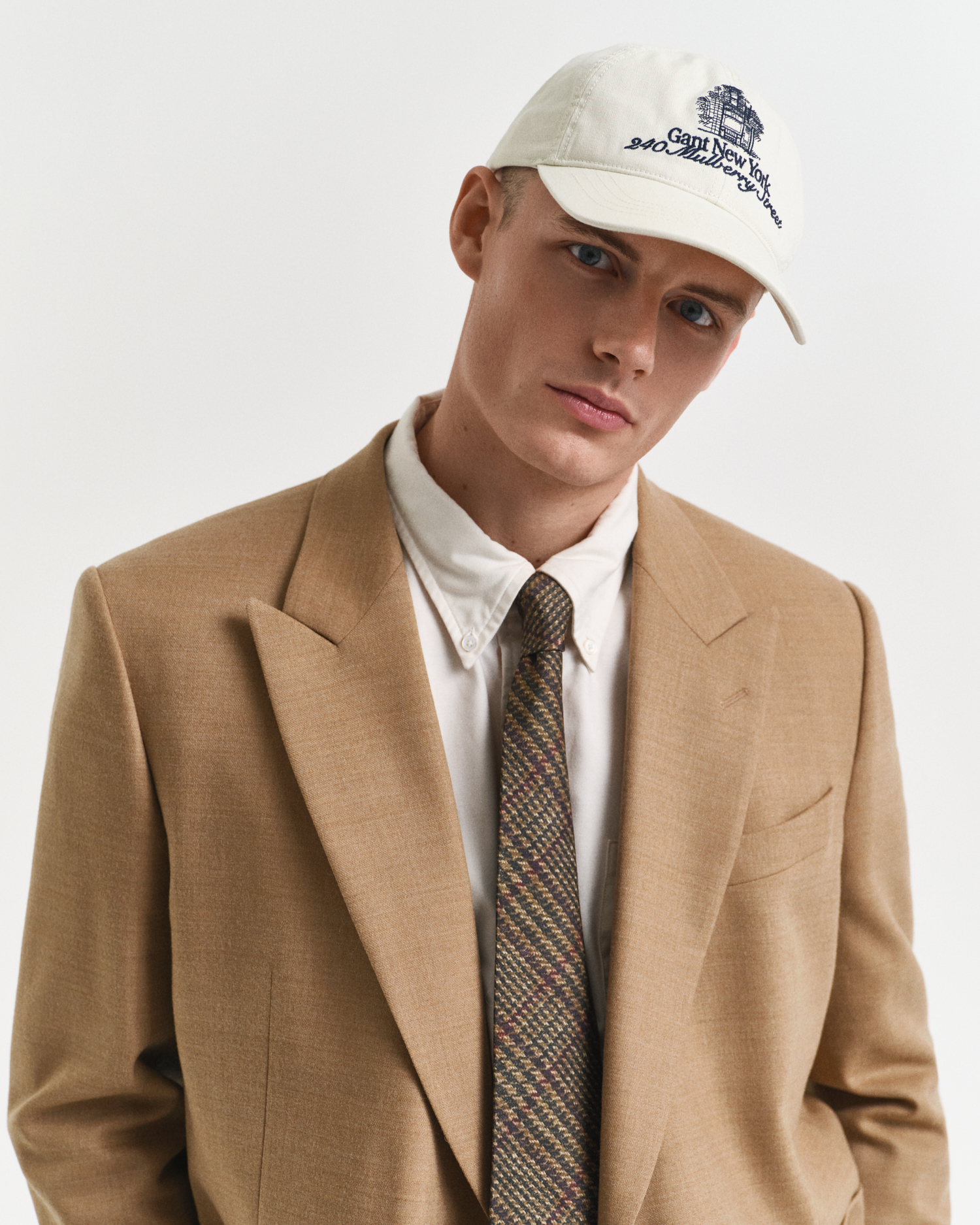 Gant Men's Cream Washed Twill Cap (One Size)