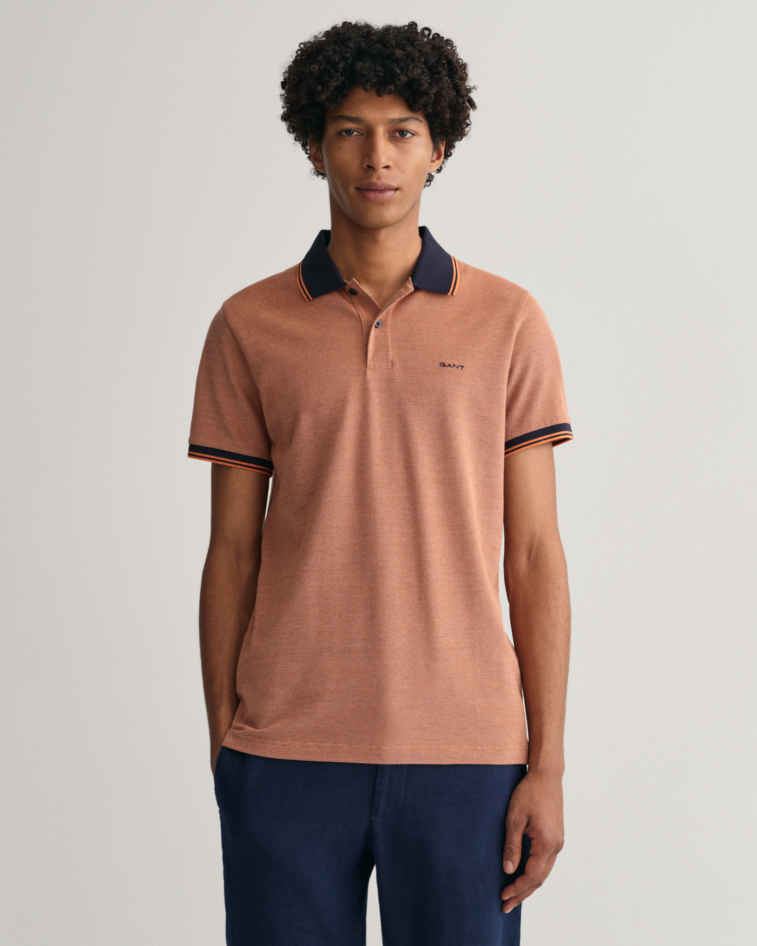 GANT Men 4-Color Oxford Piqué Polo Shirt (4XL)
