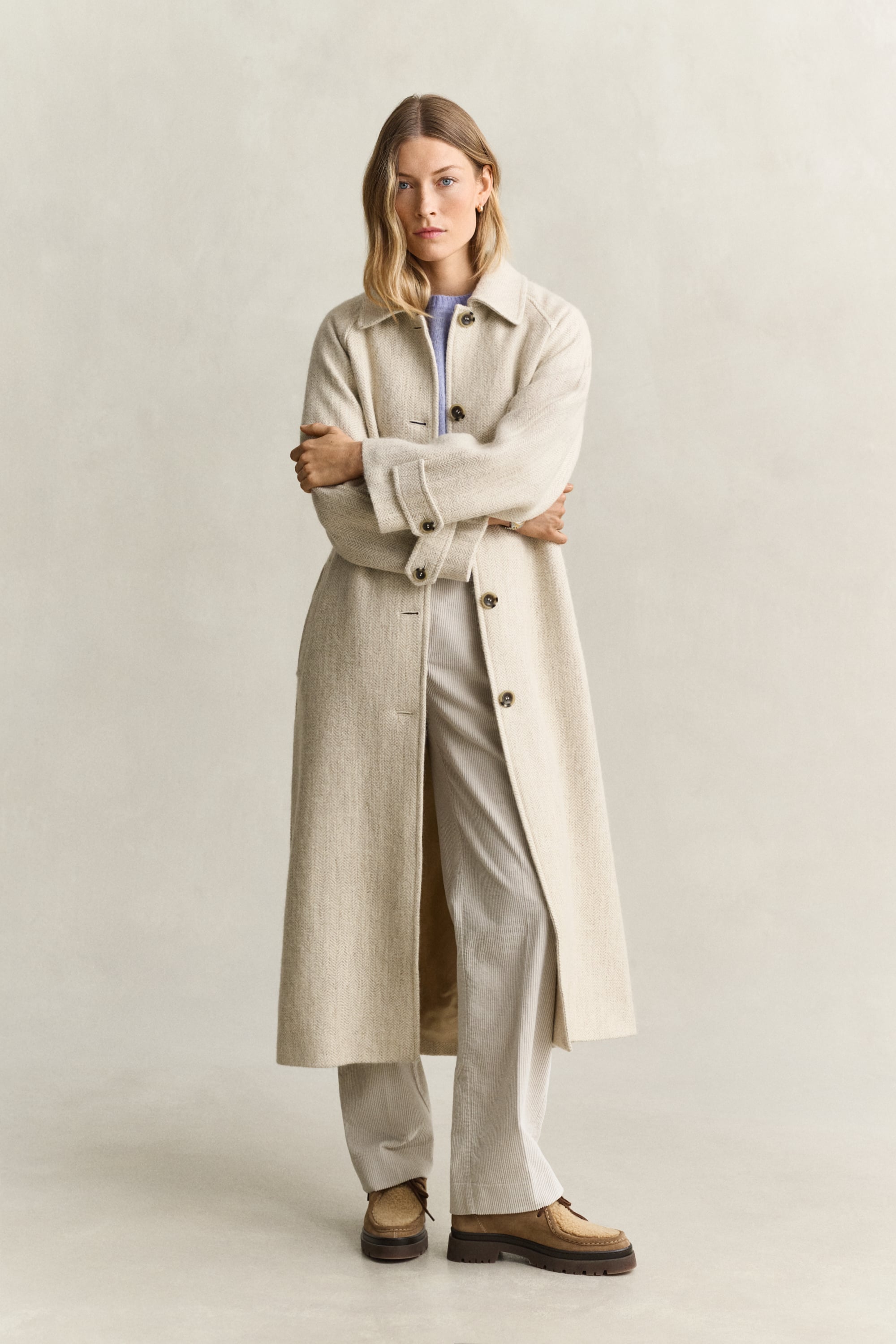 Balmacaan Coat SOFT OAT